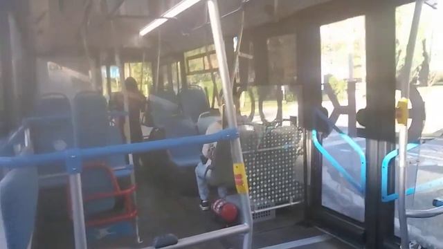 Поездка На Электробусе №266 (Метро Ломоносовский Проспект–Метро Проспект Вернадского) Москва 12.09.2