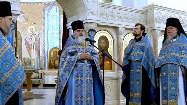 В день Отдание праздника Рождества Пресвятой Богородицы иер. Марка Кравченко поздравили с хиротонией