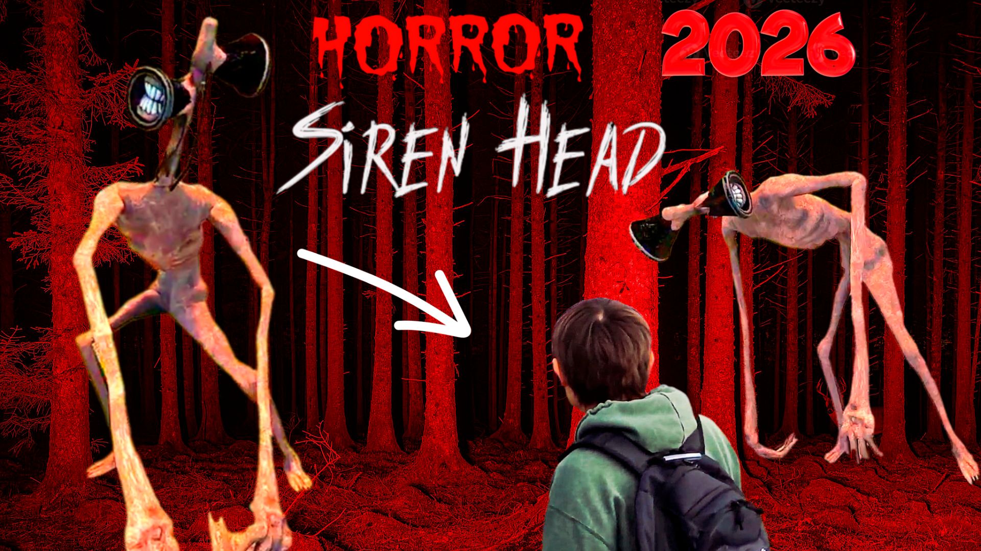 📢 СИРЕНОГОЛОВЫЙ 📢 СЪЕШЬ МЕНЯ ХОРРОР ФИЛЬМ 2026. SIREN HEAD В РЕАЛЬНОЙ ЖИЗНИ.