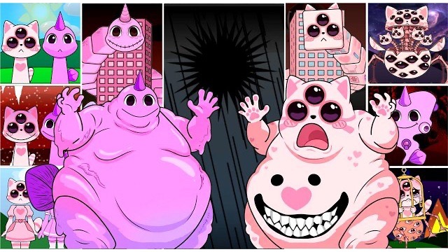 Мой ОC Спрунки: Все Тини Аномалии и Рыбные Аномалии из Animal Hospital | Фазы 1–11