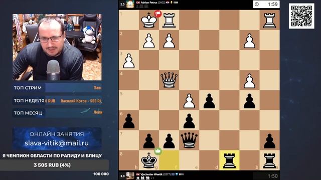 Шахматы. First  (3+0) Thursday (Титульный Четверг)