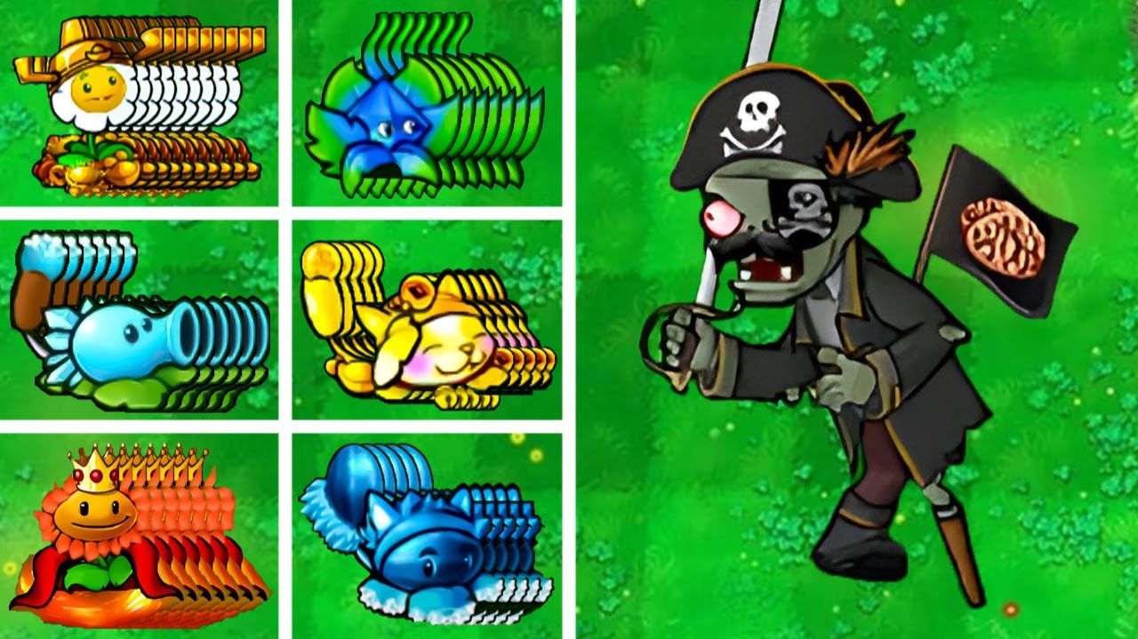 Растения против Зомби PvZ Hybrid Plants vs Zombies ПвЗ (4)