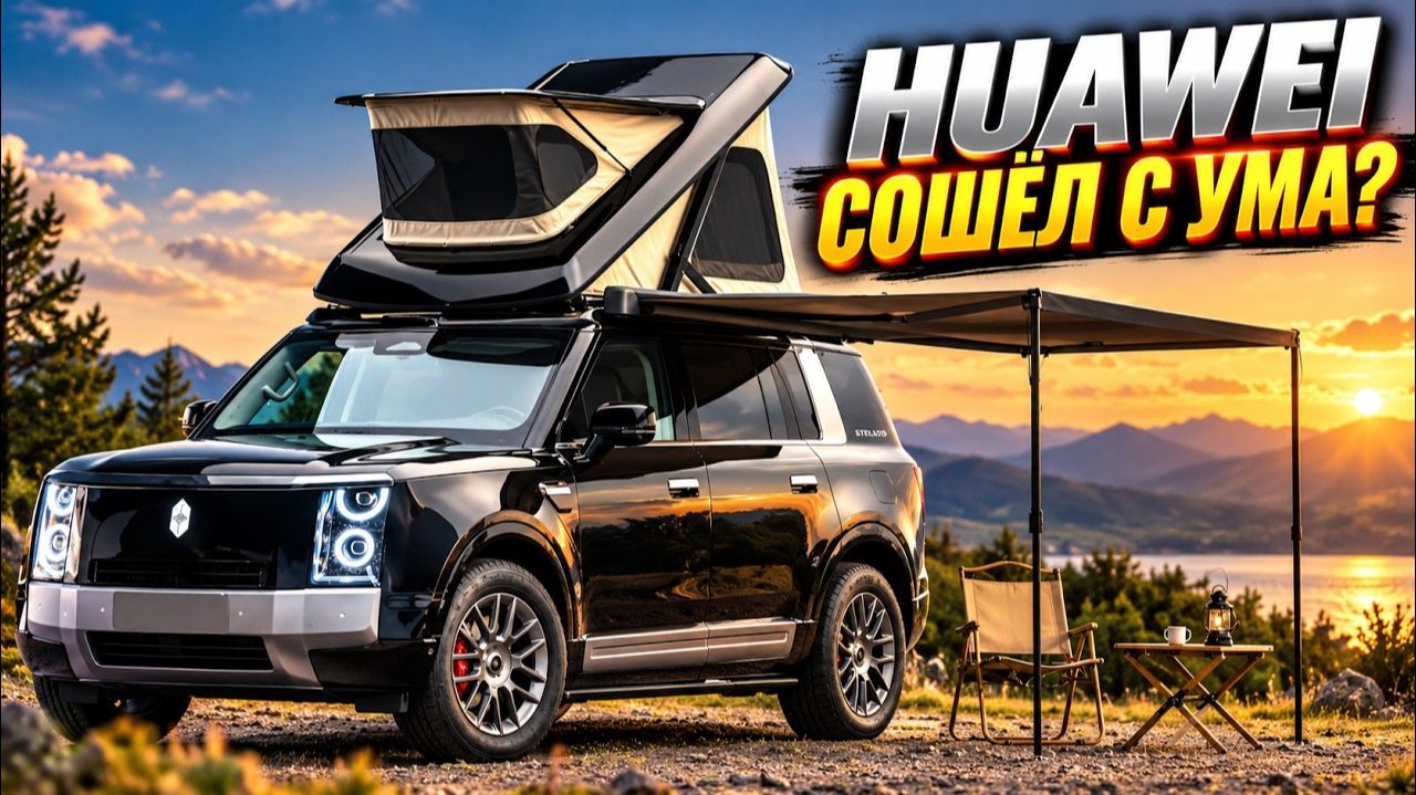 Самый безумный SUV от HUAWEI? Stelato G9 обзор и тест драйв