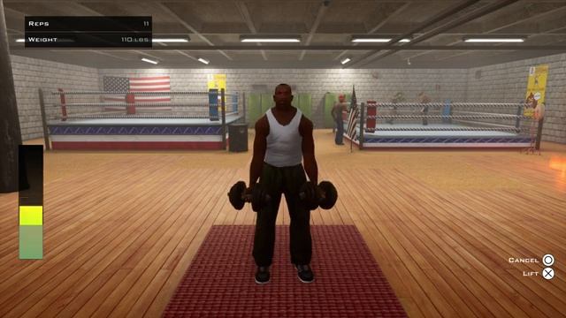 GTA San Andreas Definitive Edition - Max Muscle CJ Gameplay & Gym Workout