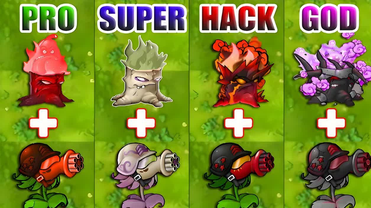 Испытание в PVZ Fusion 3.9: Ультимативный горохострел и факельное дерево против особого Гаргантюа