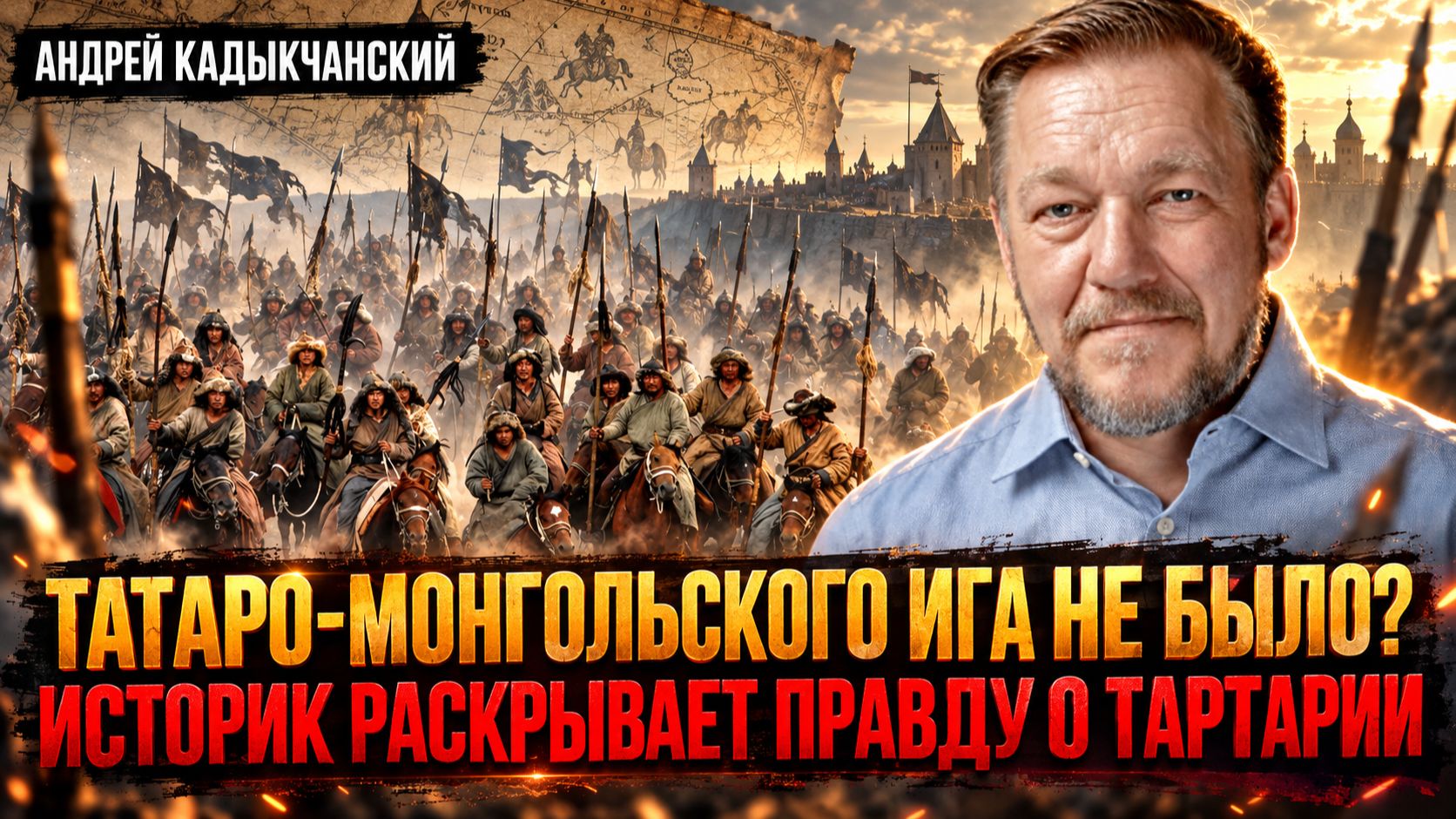 ТАТАРО-МОНГОЛЬСКОГО ИГА НЕ БЫЛО? ИСТОРИК РАСКРЫВАЕТ ПРАВДУ О ТАРТАРИИ | Андрей Кадыкчанский