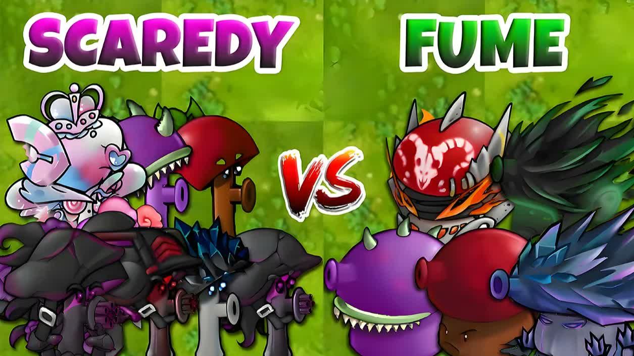 Испытание в PvZ Fusion 3.9: Команда Грибострелов против Обсидианового Гаргантюа