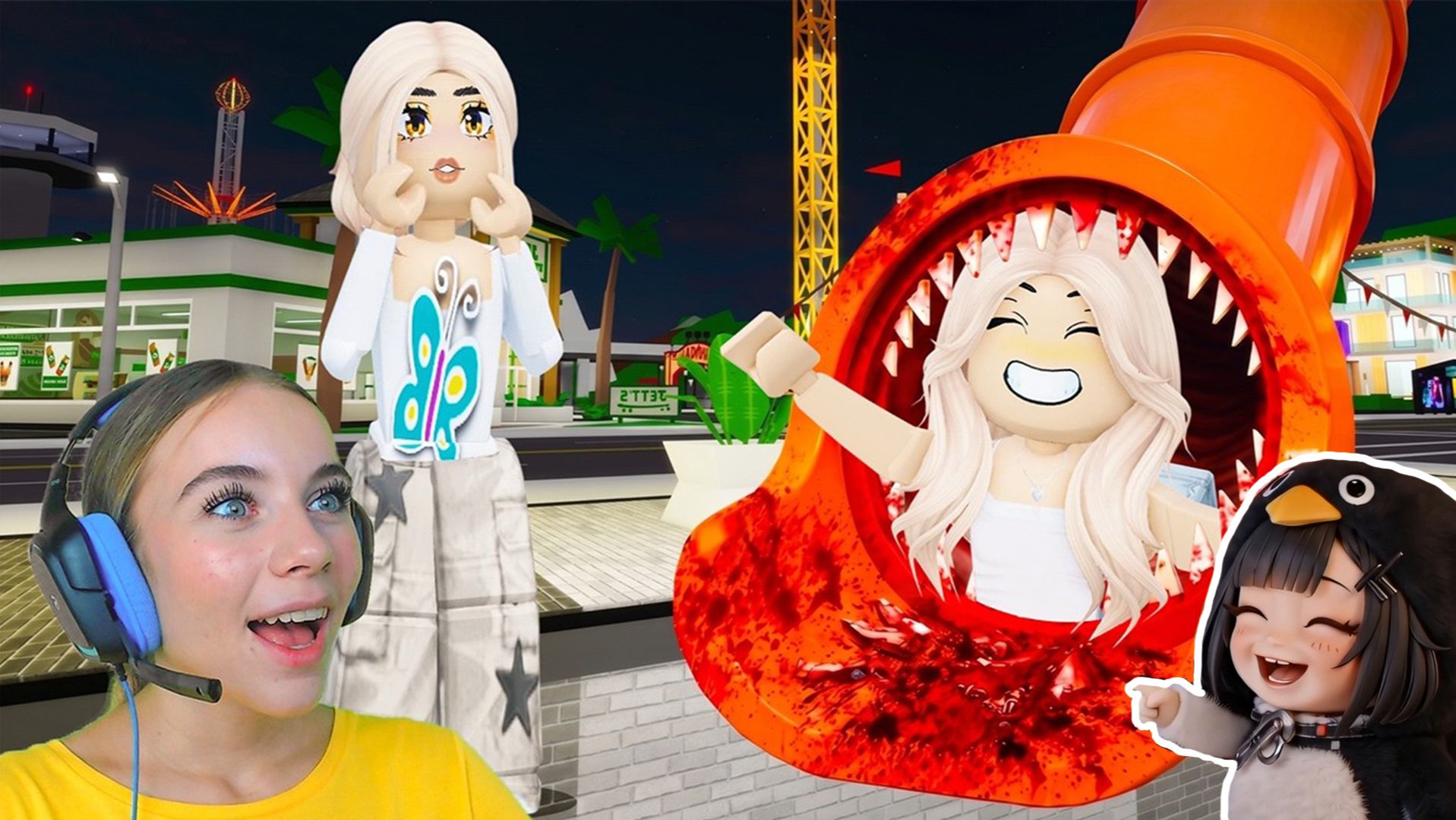 НЕ КАТАЙСЯ С ПРОКЛЯТОЙ ГОРКИ В БРУКХЕЙВЕН в ROBLOX! С АЛЁНОЙ