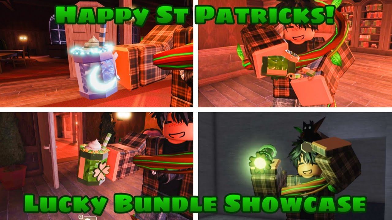 Обзор всех скинов предметов из набора Lucky Bundle | Roblox Doors