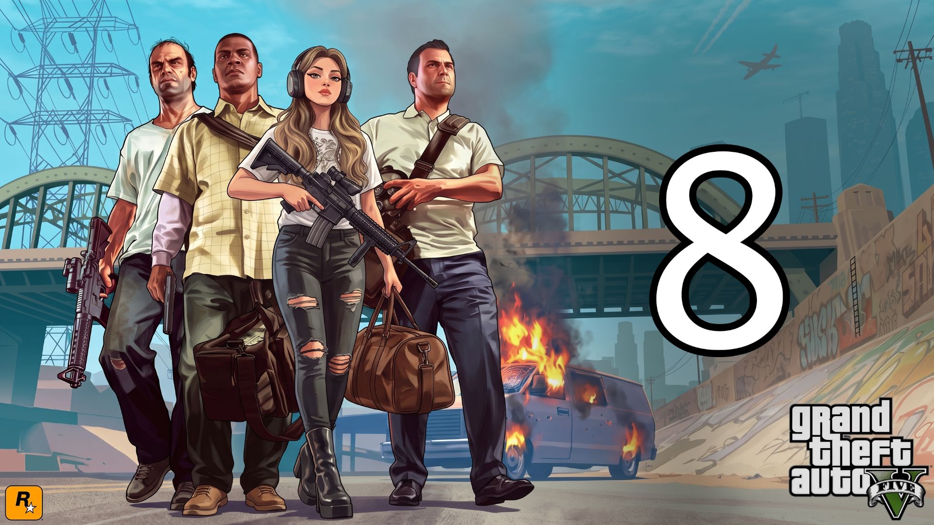 GTA 5 / Прохождение / СТРИМ #8