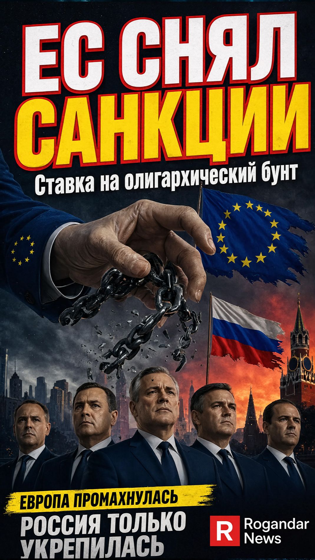Олигархический бунт или хитрый ход: что стоит за снятием санкций? Запад сдаёт позиции!