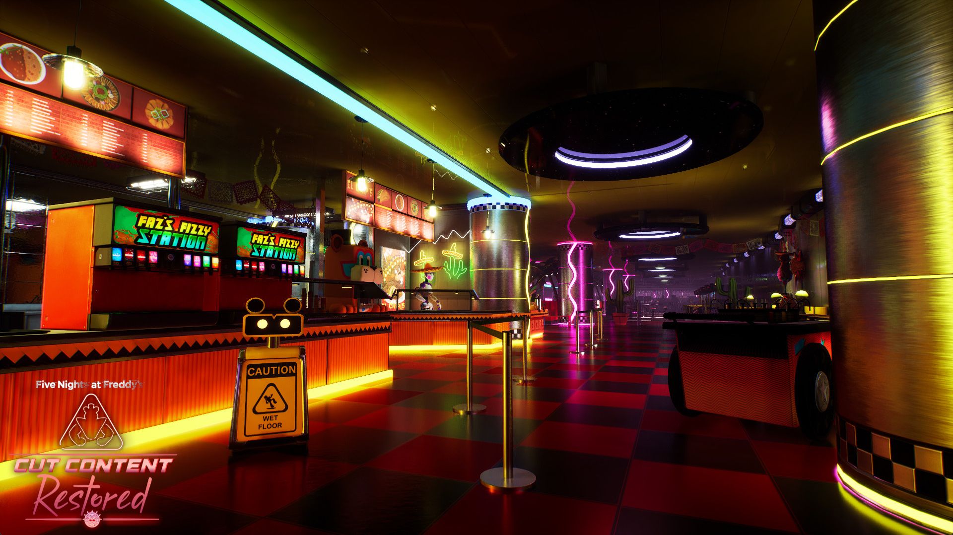 Five Nights At Freddy's Security Breach  Cut Content Restored с Hard AI часть 2