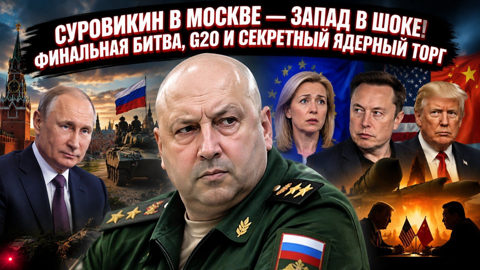 ⚡ Тысячи ракет и возвращение Суровикина: Россия готовит финал? Запад в панике