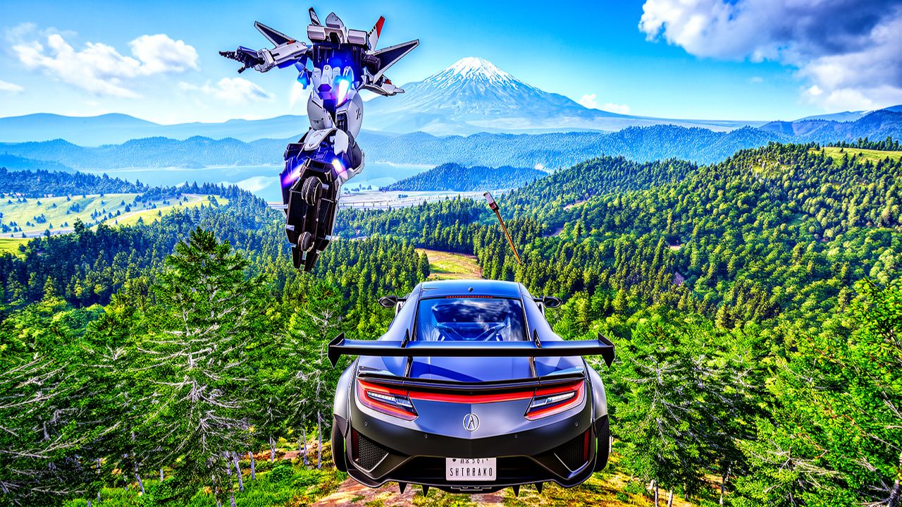 🔥 Гонка против робота Gundam - Forza Horizon 6 | Машинки