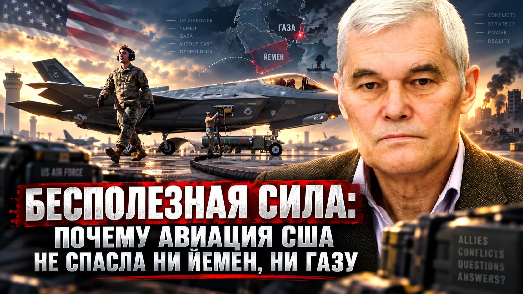 Константин Сивков | Бесполезная сила: Почему авиация США не спасла ни Йемен, ни Газу.