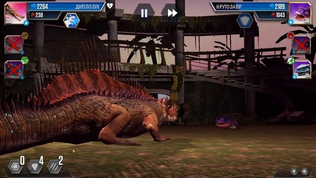 271 / Играем в игру Jurassic World: The Game. Новые схватки. Анимантаркс
