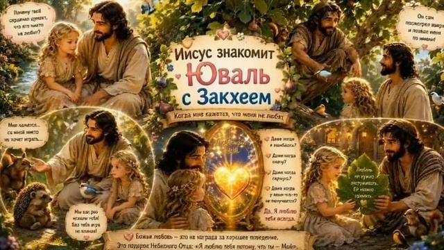 Юваль в Божьем Саду - Иисус знакомит Юваль с Закхеем (История 62)
