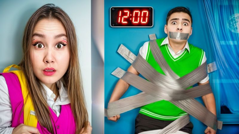 Никогда НЕ ПРИХОДИ из Школы Pro в 12 часов! Луномосик