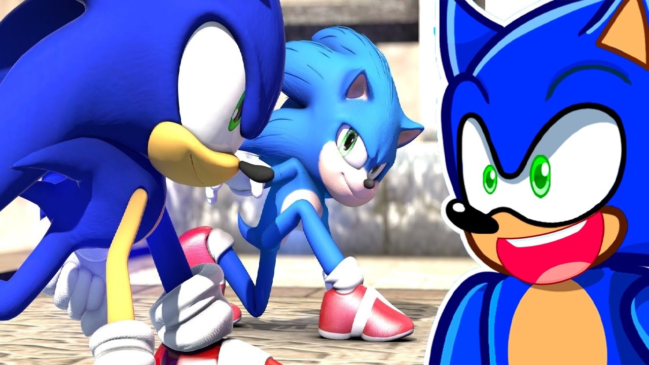 Реакция на MOVIE SONIC Vs MODERN SONIC