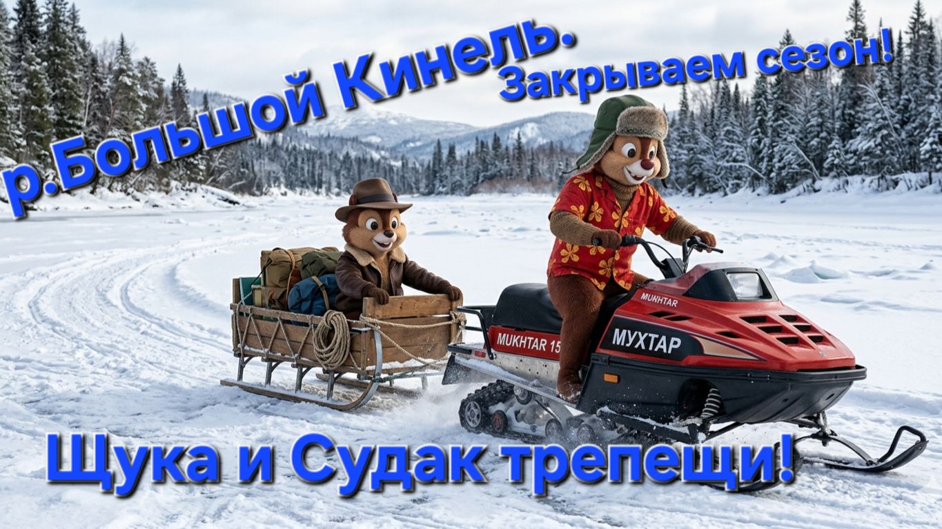 Большой Кинель, закрываем сезон твёрдой воды/