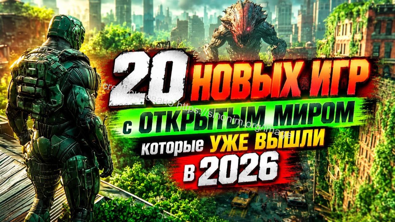 20 НОВЫХ ИГР с ОТКРЫТЫМ МИРОМ которые УЖЕ ВЫШЛИ в 2026