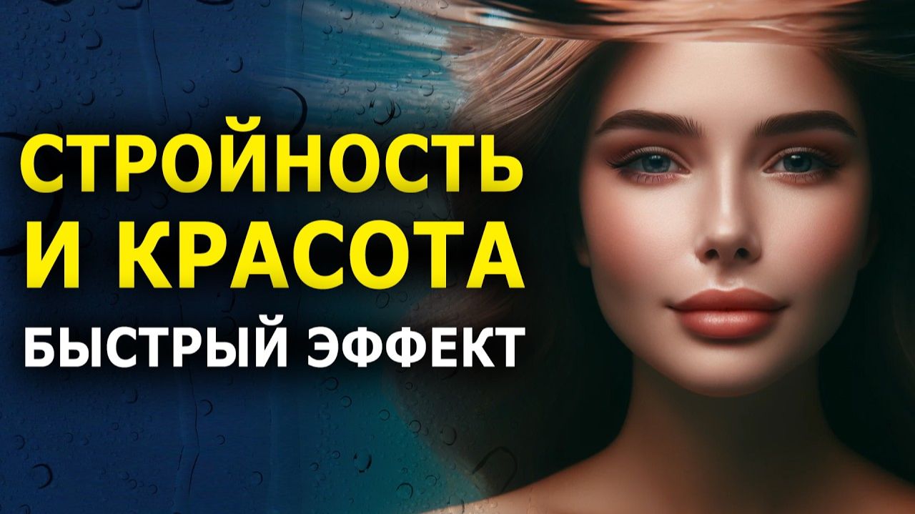 Сильнейший саблиминал для Стройности и Красоты  Скрытые Аффирмации  Стать красивой