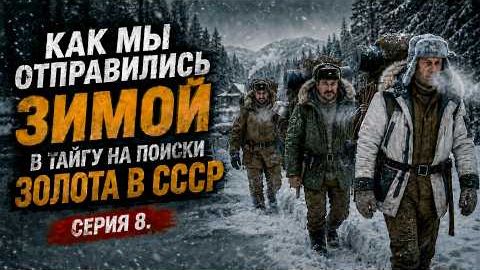 Путешествие за золотом в Сибирь зимой. Побег из ледяной тайги. Реальная история из СССР. Серия 8.