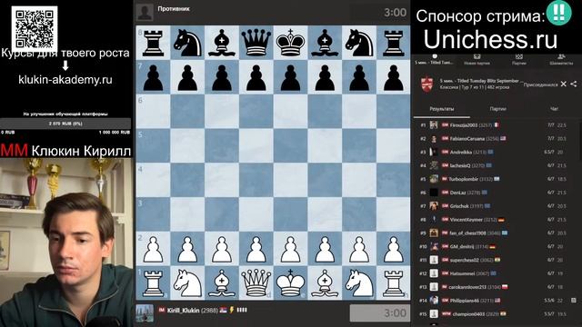 22.09 Мастер ЛЮТО зевает против 2600-2700! СМОТРЕТЬ ВСЕМ! ТИТУЛЬНЫЙ ВТОРНИК! ТТ