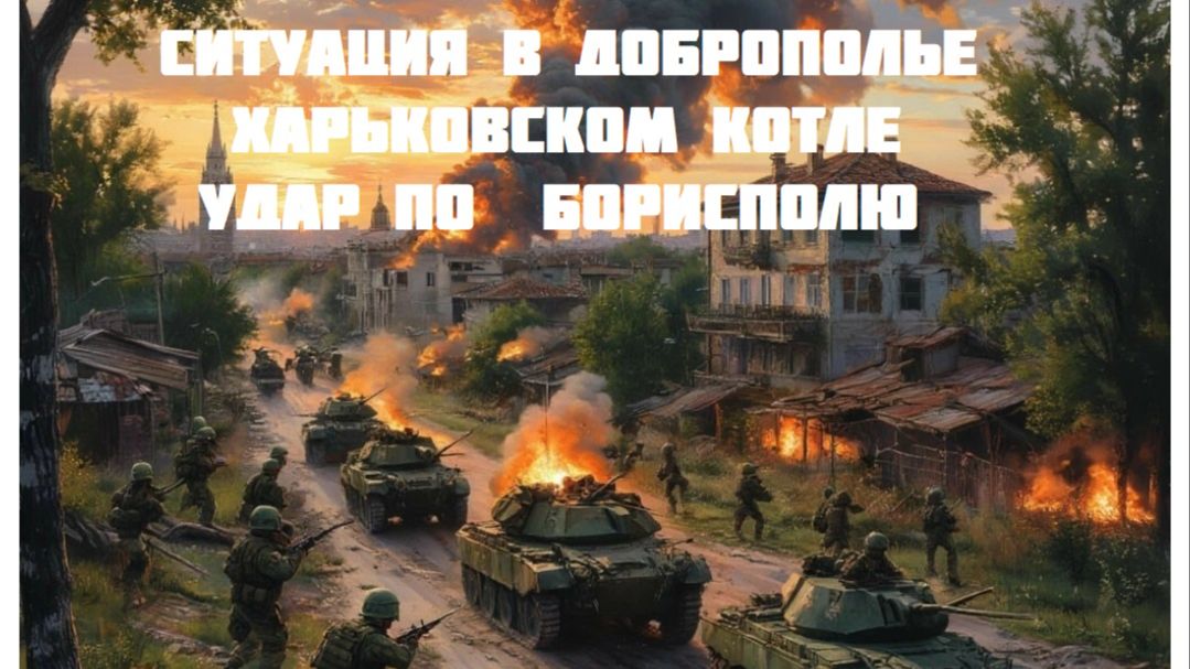 Новости СВО Сегодня- Ситуация в Доброполье Харьковском котле Удар по  Борисполю