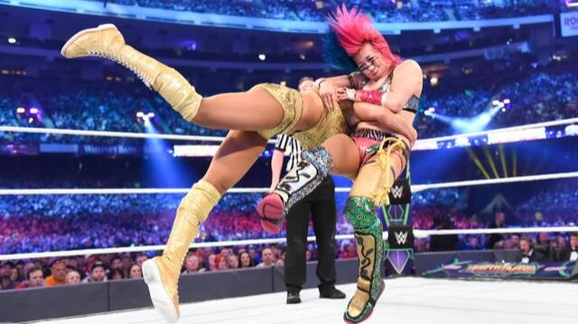 Charlotte Flair Vs Asuka (WWE Wrestlemania 34, 2018)