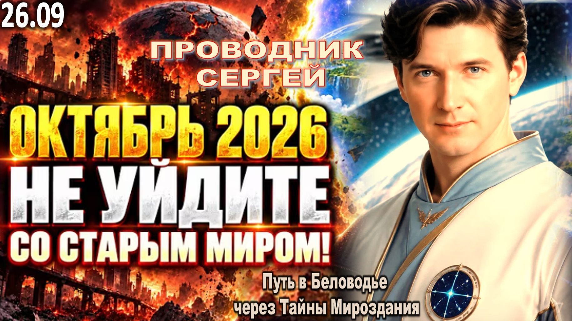 ОКТЯБРЬ 2026: ТРИ ПРОРОЧЕСТВА СОШЛИСЬ В ОДНОЙ ТОЧКЕ! | ПРОВОДНИК ПОСЛАНИЙ АШТАРА – СЕРГЕЙ РАСКРЫВАЕТ