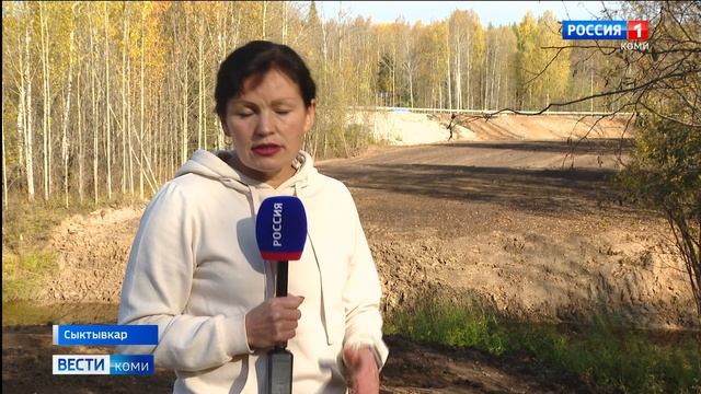 На подъездах к мосту через Лемью на трассе Сыктывкар – Троицко-Печорск заработал временный светофор