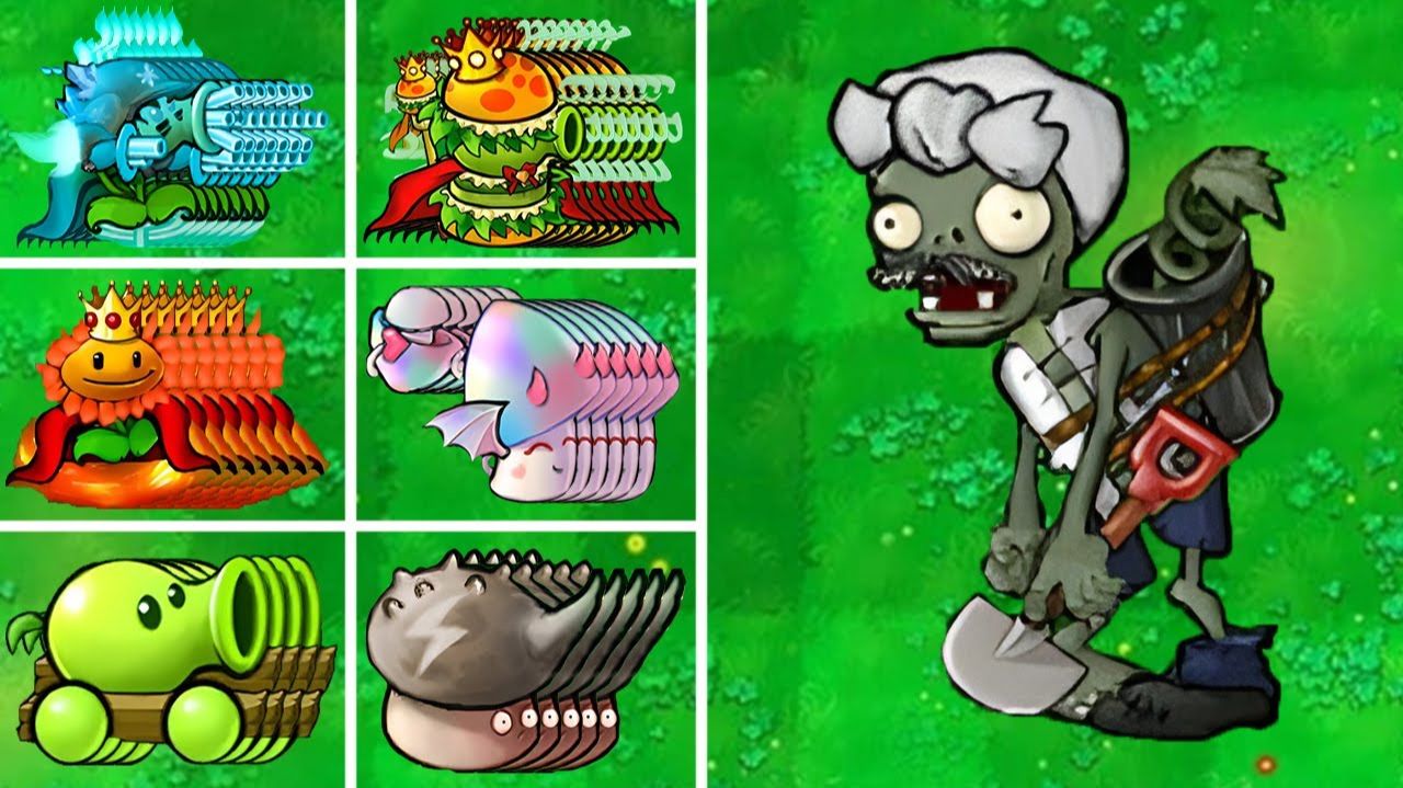 Растения против Зомби PvZ Hybrid Plants vs Zombies ПвЗ (3)