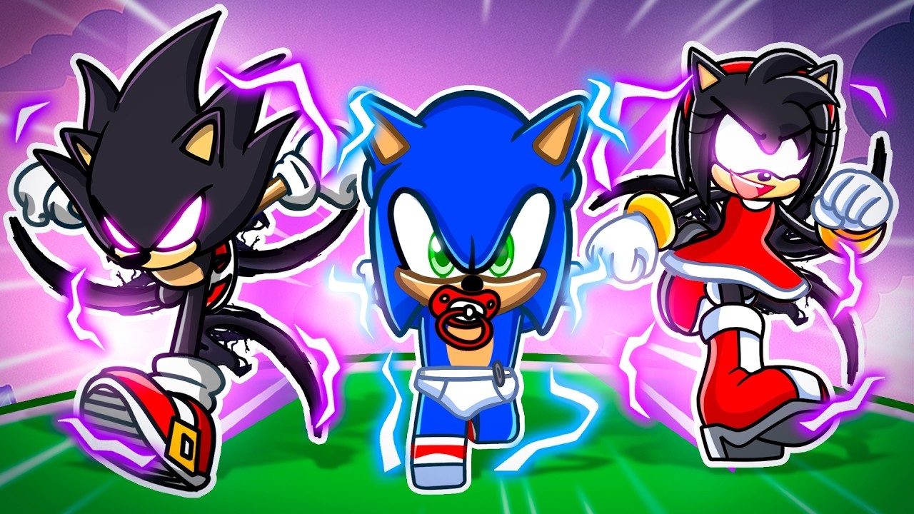 Усыновлен СЕМЬЕЙ DARK SONIC в Roblox!