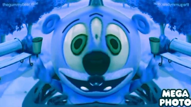 Blue Gummy Bear Mirror + Fish Eye