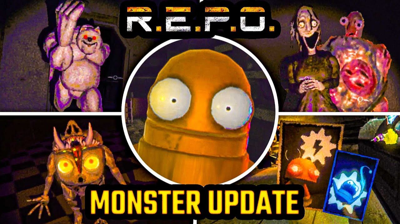 ВСЁ НОВОЕ в ОБНОВЛЕНИИ MONSTER! — R.E.P.O. [бета-версия 0.3.0] Новые сущности, предметы и карта