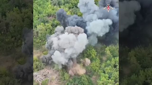 Работа авиации в Харьковской области