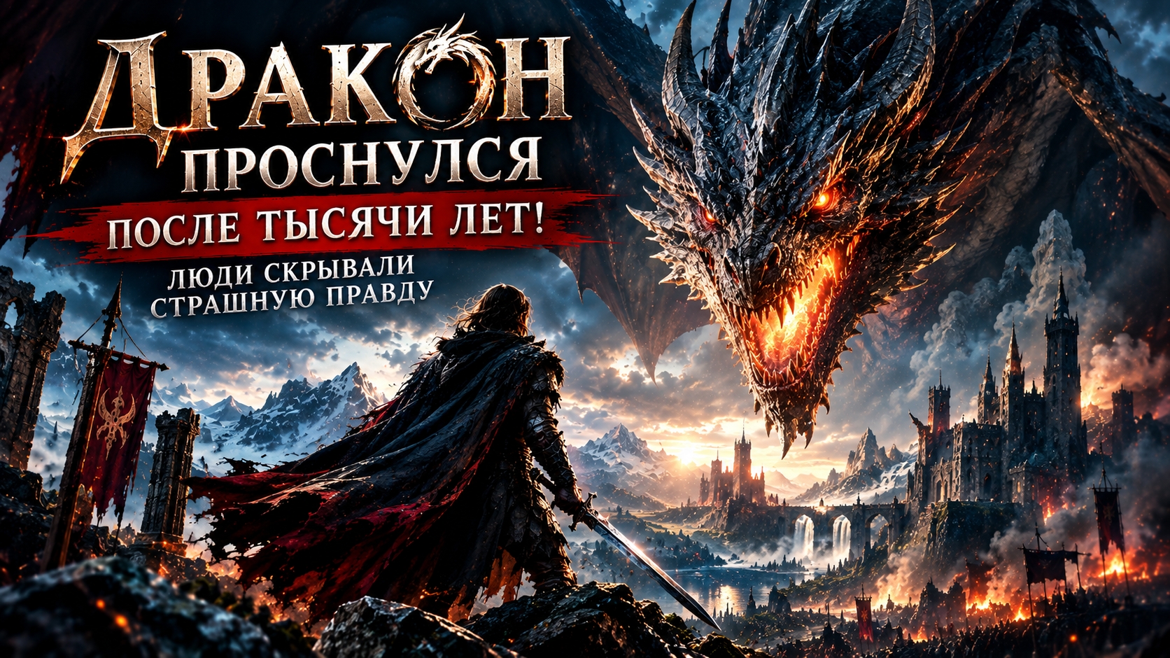 ДРАКОН ПРОСНУЛСЯ ПОСЛЕ ТЫСЯЧИ ЛЕТ! Люди скрывали страшную правду | Эпическое фэнтези