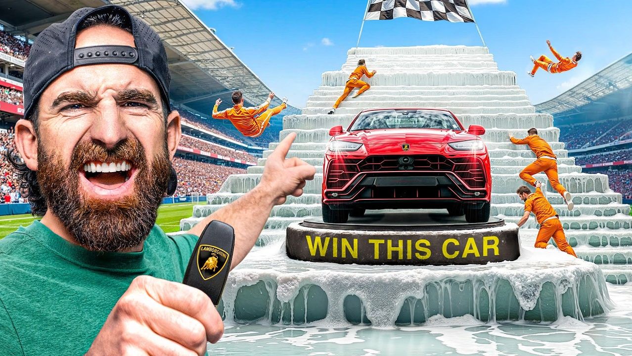 Победитель, который первым достигнет вершины, получает Lamborghini