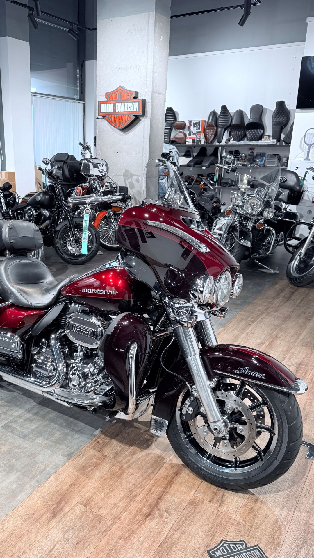2015 HD Electra Glide Ultra Limited 103 ABS Mysterious Red Cayenne 42K (VIN 5HD***5954)