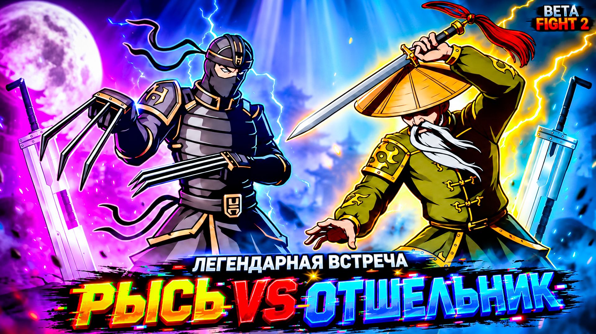 Я В ШОКЕ! Рысь VS Отшельник! Такого нет НИГДЕ 👊 Beta Fight 2 #7