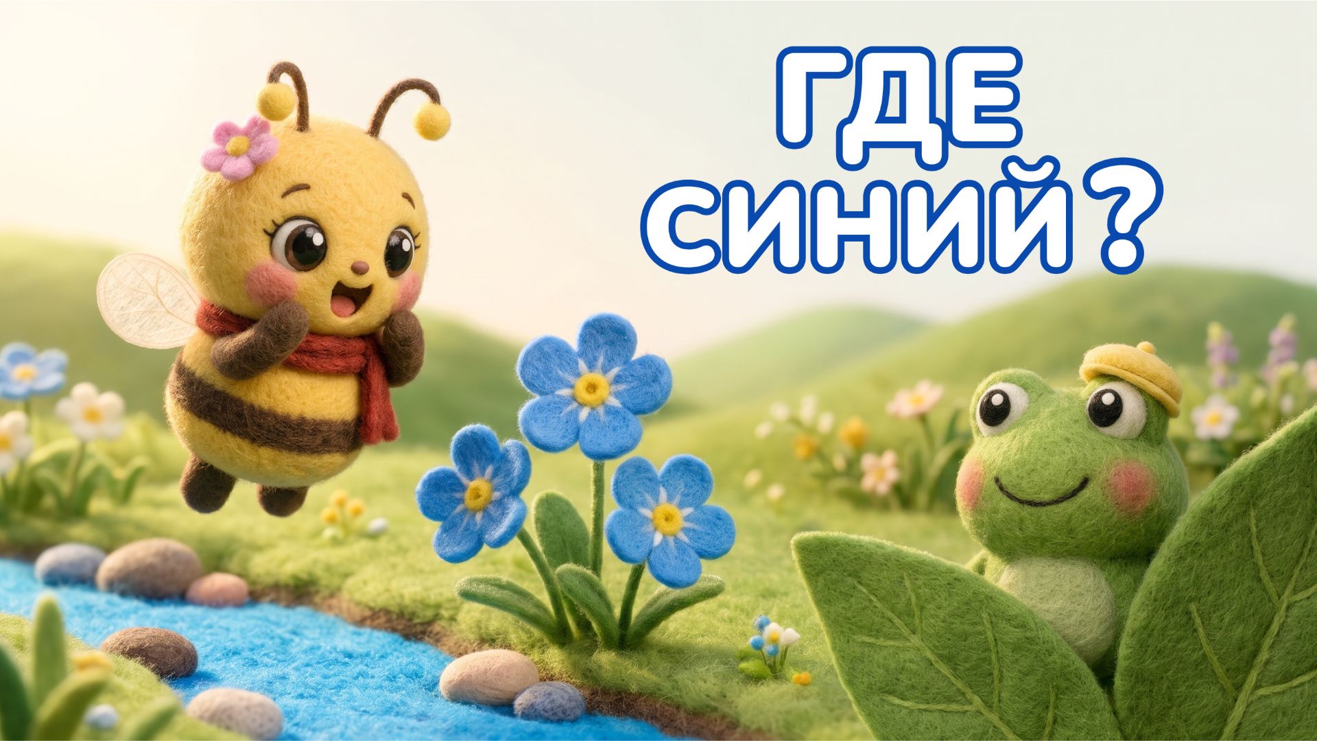 Шмуня ищет синий 💙 Учим цвета | Песенки для малышей
