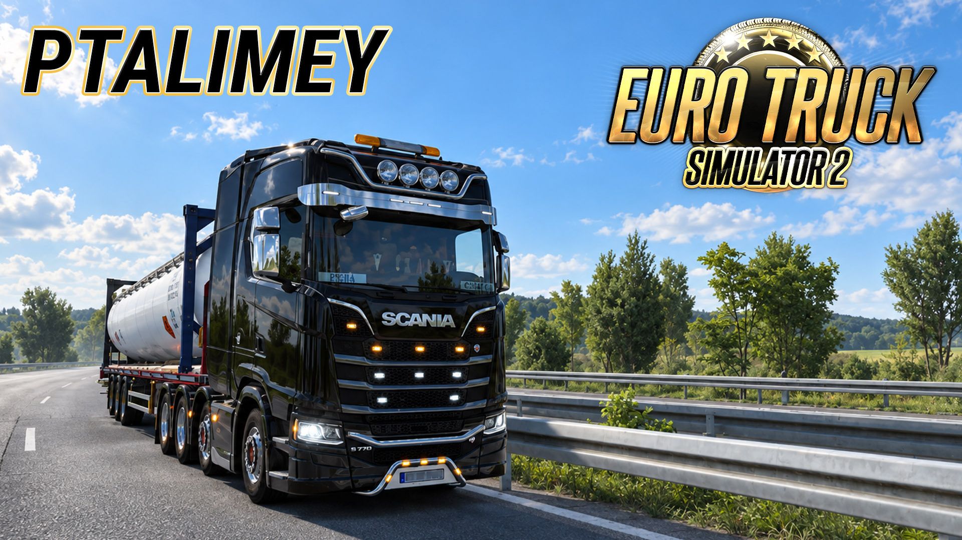 Дальнобой по фану: спокойно едем, душевно болтаем. Руль Logitech G923 📢Euro Truck Simulator 2🚛