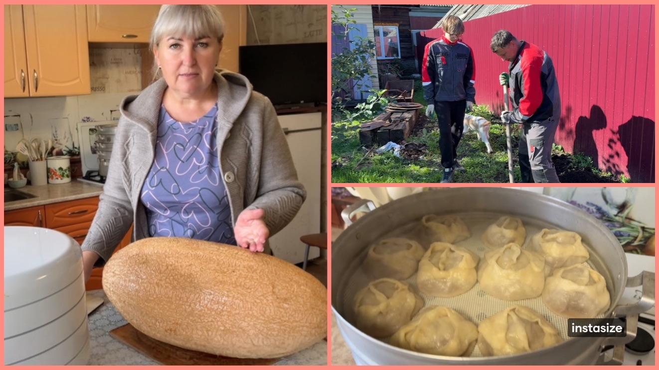 Тыква РОЗОВЫЙ БАНАН.У нас МАНТЫ с КАРТОШКОЙ. Посадила ЦВЕТЫ