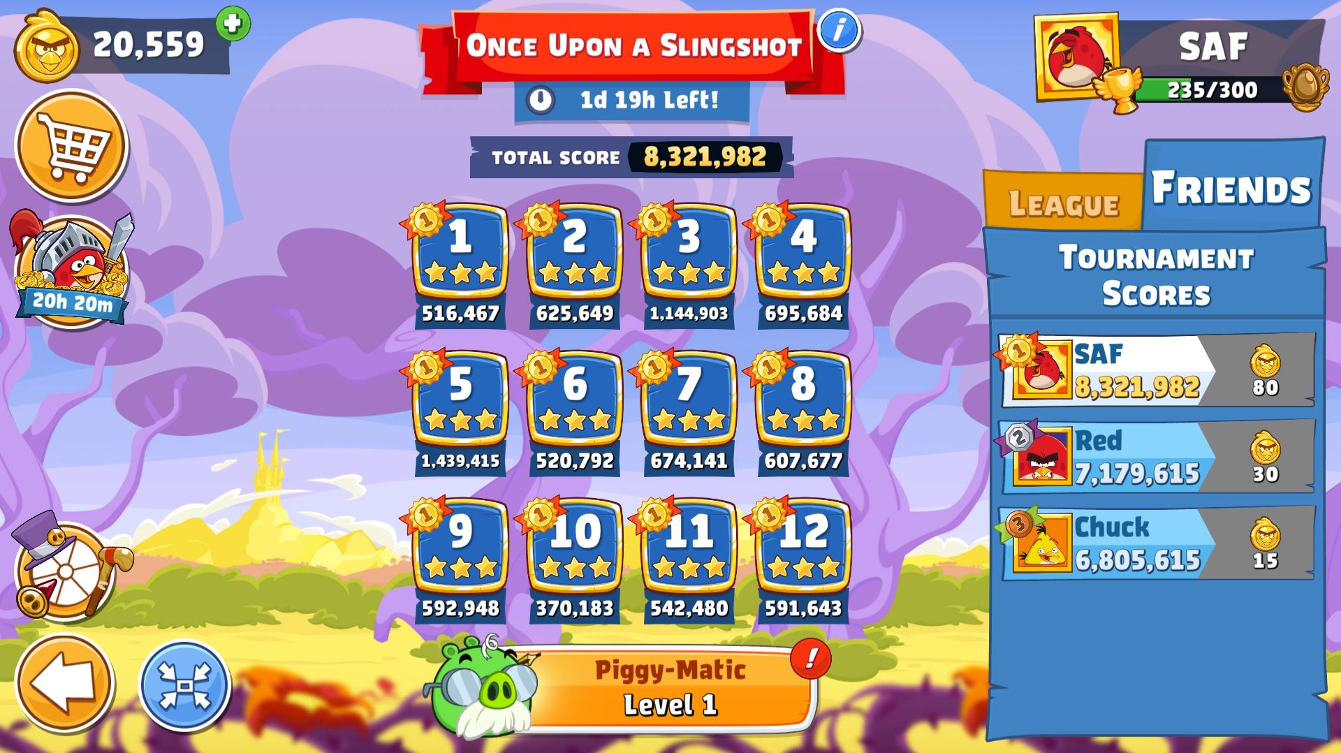 Angry Birds Friends. Once Upon A Slingshot (26.09.2026). Все уровни 3 звезды. Прохождение от SAFa.