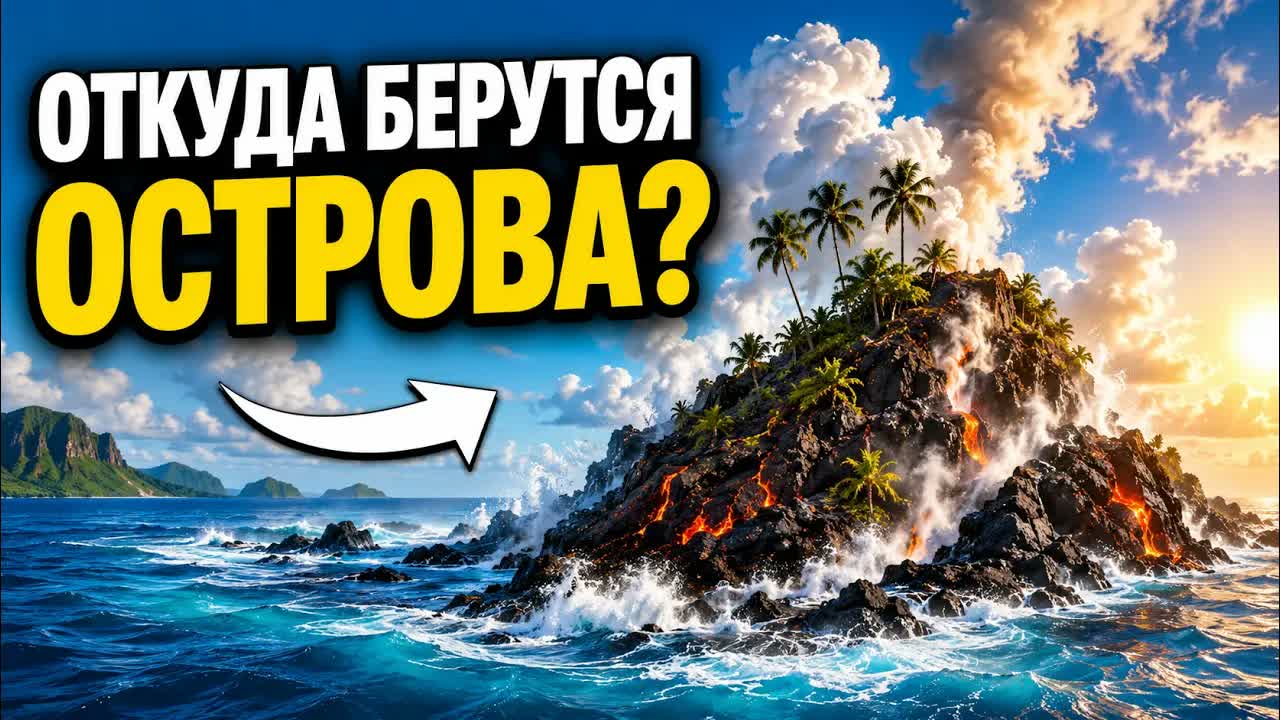 КАК ОКЕАН СОЗДАЕТ ОСТРОВА: ЖИЗНЬ ПОСРЕДИ БЕЗГРАНИЧНОЙ ВОДЫ. ДЛЯ СНА 😴