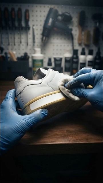 Химический лайфхак, который реально работает 👟✨ Желтая подошва — больше не приговор для обуви. Главн