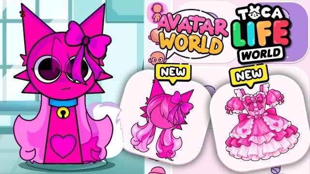 🩷 КАК СДЕЛАТЬ НОВУЮ ПИНКИ ТАКОЙ МИЛОЙ В AVATAR WORLD И TOCA BOCA WORLD 😍