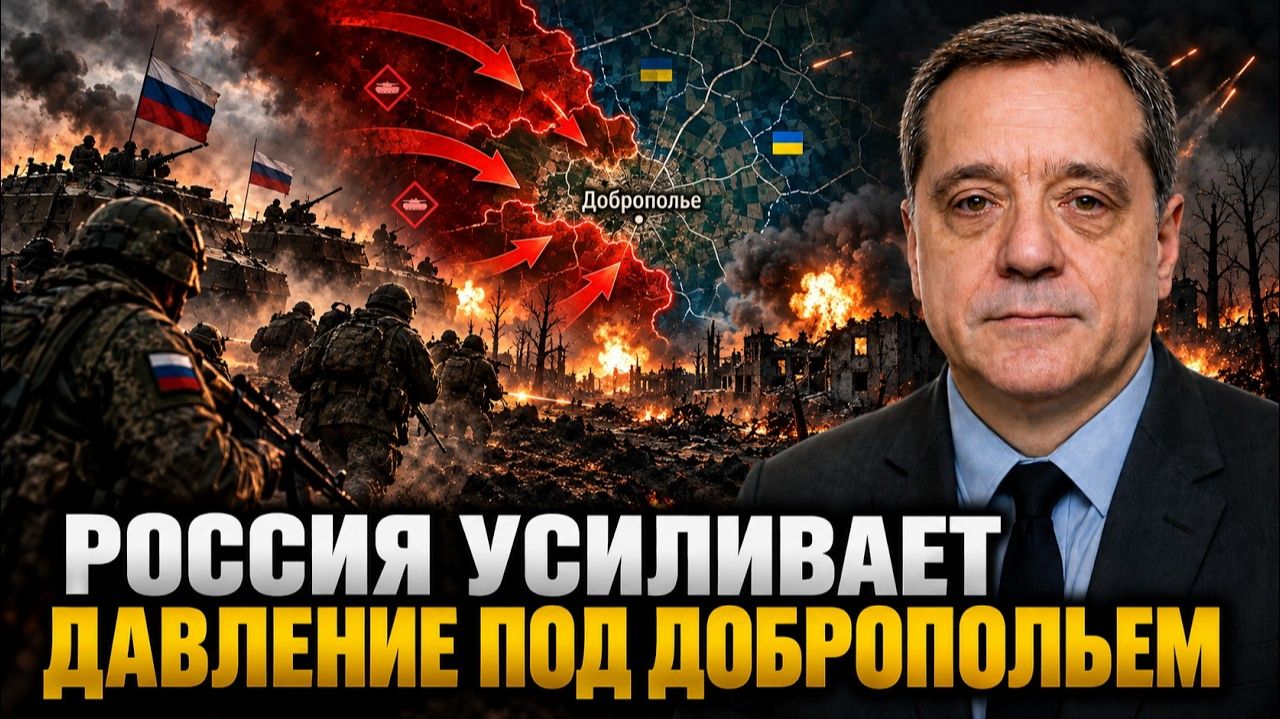 РОССИЯ УСИЛИВАЕТ ДАВЛЕНИЕ ПОД ДОБРОПОЛЬЕМ