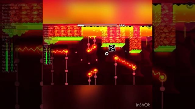 Все мои уровни в Geometry Dash